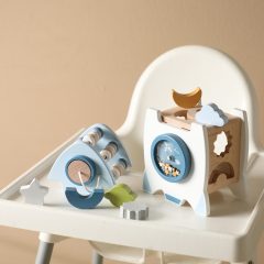 wooden learning rocket