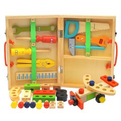 montessori wooden tool set
