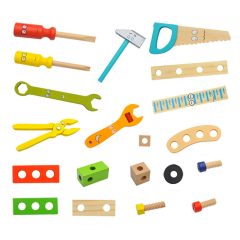 montessori wooden tool set