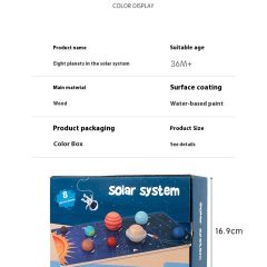 Montessori 3D Solar System Puzzle - Image 7