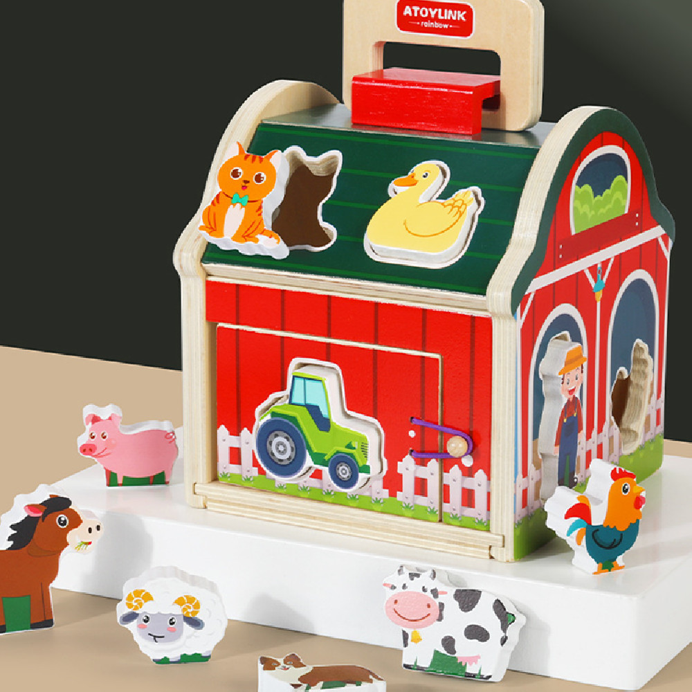 Montessori Wooden Farmhouse - Image 4