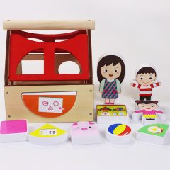 Alternative view of Montessori Wooden Farmhouse