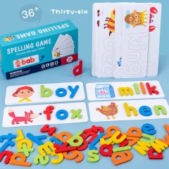 Wooden Spelling Puzzle