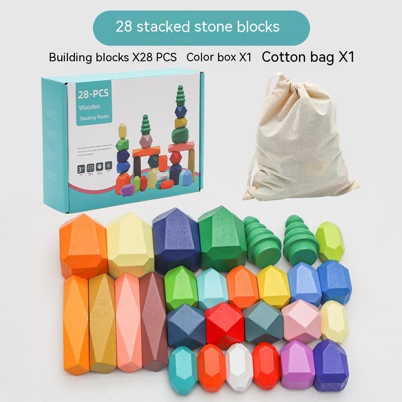 Wooden-Balancing-Stones- 28-Pieces